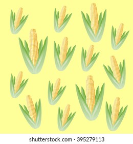 Corn back pattern yellow