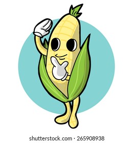 Corn Cartoon