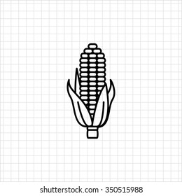 Corn cob icon