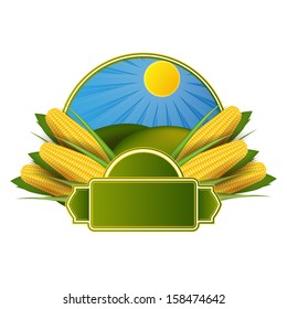 Corn cob label