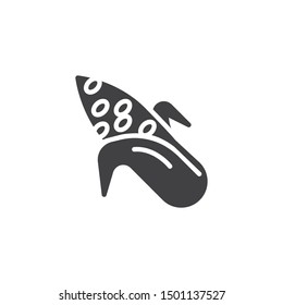 Corn cob vector icon. filled flat sign for mobile concept and web design. Ripe corn glyph icon. Symbol, logo illustration. Vector graphics