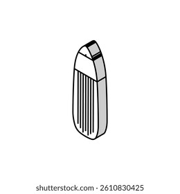corn cob yellow isometric icon vector. corn cob yellow sign. isolated symbol illustration