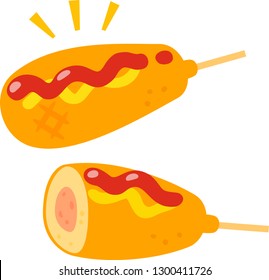 1,639 Cartoon corn dog Images, Stock Photos & Vectors | Shutterstock