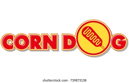 Corn Dog Vector