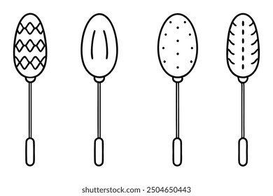 Corn Dogs line art snack time favorite for all ages to enjoy