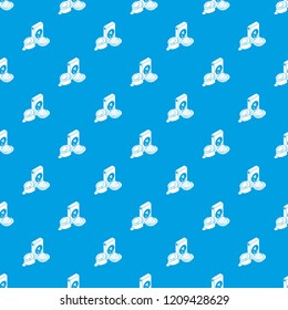 Corn flour pattern vector seamless blue repeat for any use