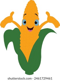 corn, food, graphic, leaf, plant,  
