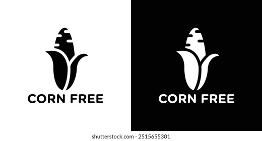 ícone livre de milho logotipo definir vetor