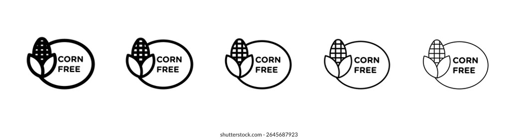 corn free icon simple illustration logo art