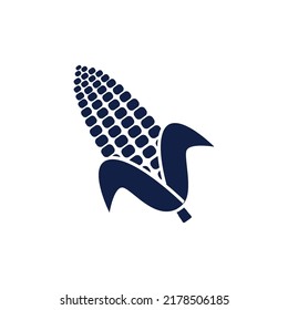 corn glyph icon design vector image