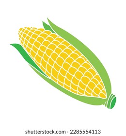 corn hand drawn doodle . illustration of Doodle cute for design elements.