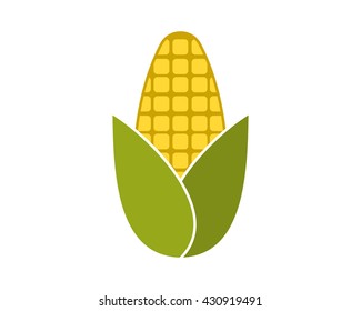 corn harvest agriculture vegetable image vector icon