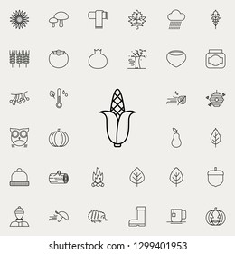 corn icon. autumn icons universal set for web and mobile