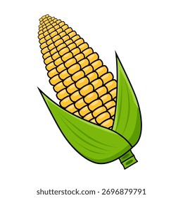 Design de ícone de milho, gráficos vetoriais