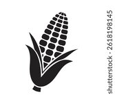 Corn icon. Ear of corn vector