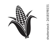 Corn icon. Ear of corn vector
