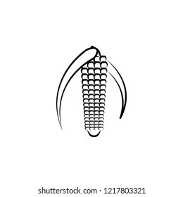 Corn icon. Element of dia de muertos icon for mobile concept and web apps. Hand drawn Corn icon can be used for web and mobile