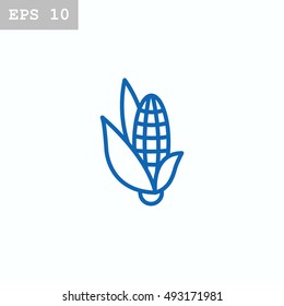  Corn Icon Flat.