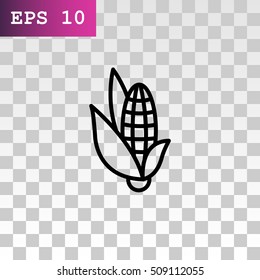  Corn Icon Flat.