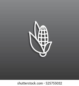  Corn Icon Flat.