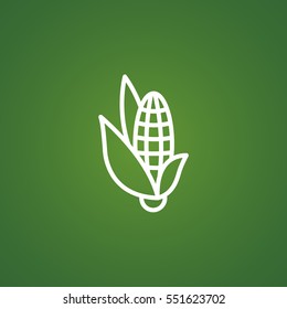  Corn Icon Flat.