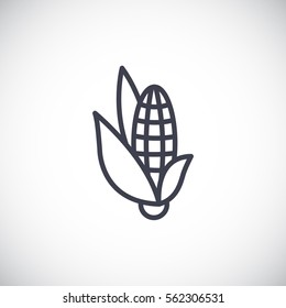  Corn Icon Flat.