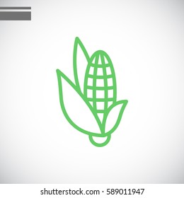  Corn Icon Flat.