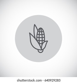  Corn Icon Flat.