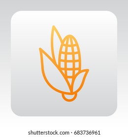  Corn Icon Flat.