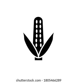 corn icon glyph style for your web design