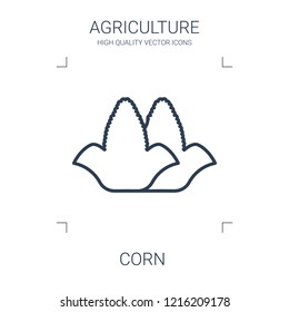 corn icon. high quality line corn icon on white background. from agriculture collection flat trendy vector corn symbol. use for web and mobile