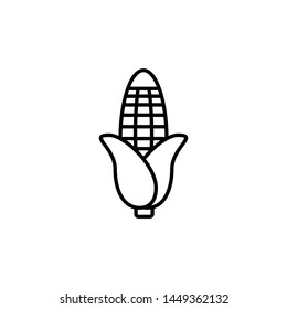 corn icon, illustration design template trendy 