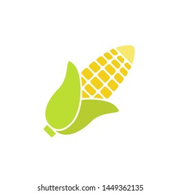 corn icon, illustration design template trendy 