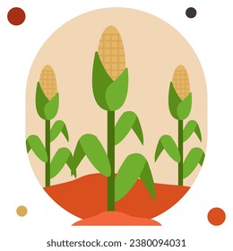 Corn icon illustration, for uiux, web, app, infographic, etc