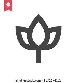 Corn icon isolated on white background. Vector illustration.