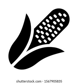 corn icon isolated sign symbol vector illustration - high quality black style vector icons
