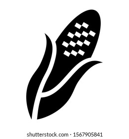 corn icon isolated sign symbol vector illustration - high quality black style vector icons

