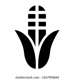 corn icon isolated sign symbol vector illustration - high quality black style vector icons
