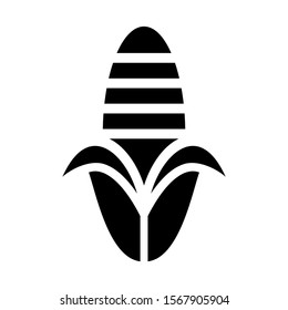 corn icon isolated sign symbol vector illustration - high quality black style vector icons
