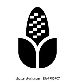 corn icon isolated sign symbol vector illustration - high quality black style vector icons
