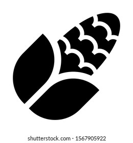 corn icon isolated sign symbol vector illustration - high quality black style vector icons

