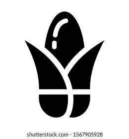 corn icon isolated sign symbol vector illustration - high quality black style vector icons
