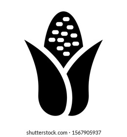 corn icon isolated sign symbol vector illustration - high quality black style vector icons
