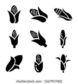 corn icon isolated sign symbol vector illustration - Collection of high quality black style vector icons
