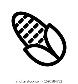 corn icon isolated sign symbol vector illustration - high quality black style vector icons
