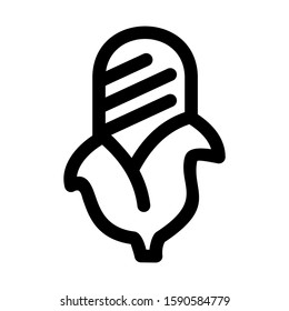 corn icon isolated sign symbol vector illustration - high quality black style vector icons
