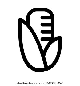 corn icon isolated sign symbol vector illustration - high quality black style vector icons
