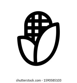 corn icon isolated sign symbol vector illustration - high quality black style vector icons
