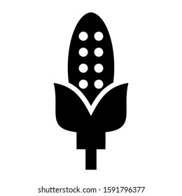 corn icon isolated sign symbol vector illustration - high quality black style vector icons
