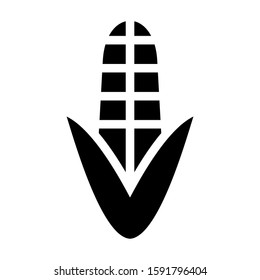 corn icon isolated sign symbol vector illustration - high quality black style vector icons
